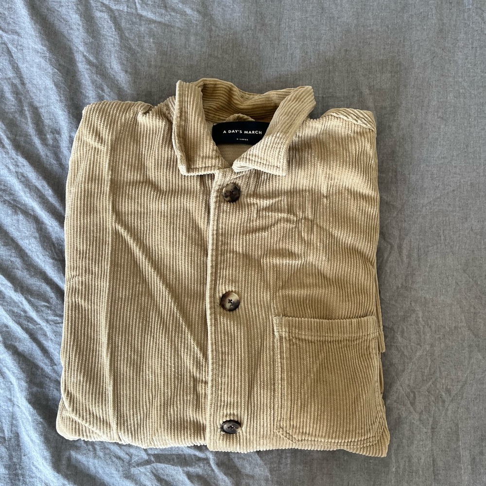 A Day's March Tan Corduroy Jacket
